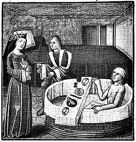 elizabethan era bathing photo.